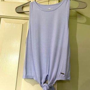 Hollister front tie tank top